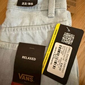 Vans Light Blue Drill Chore Pants